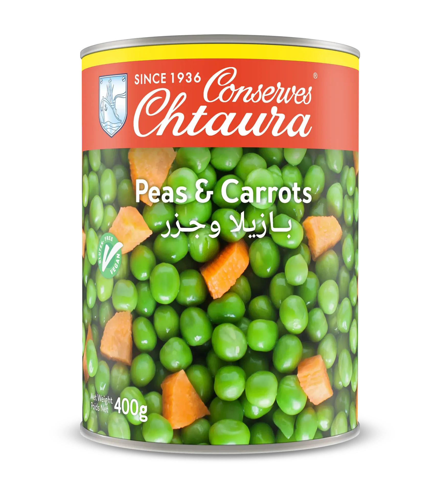Conserves Chtoura Peas & Carrots 400g