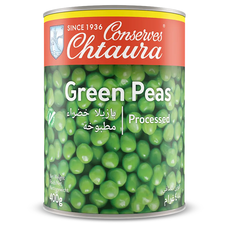 Conserves Chtoura Green Peas 400g