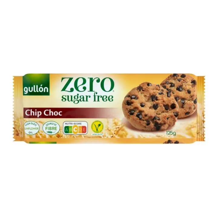 Gullon Zero Sugar Free Chip Choc 125g