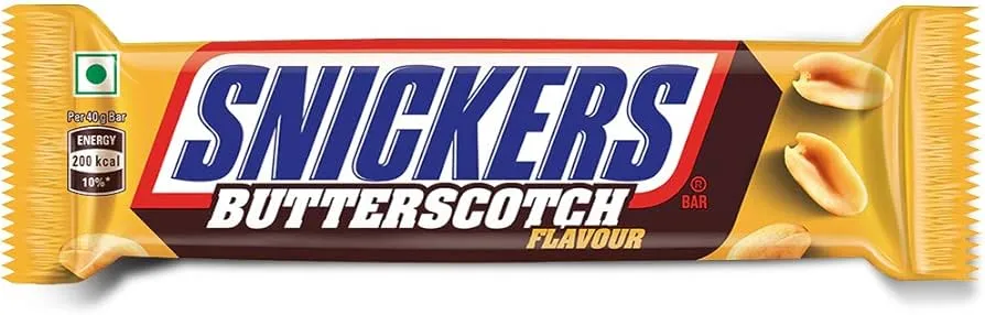 Snickers Butterscotch Flavor Chocolate Bar 40g
