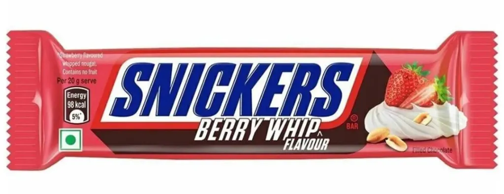 Snickers Berry Whip Flavour Chocolate Bar 40g