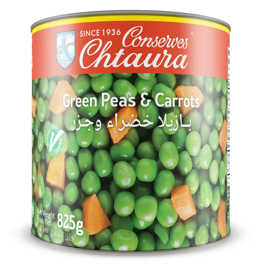 Conserves Chtaura Peas & Carrots 825g