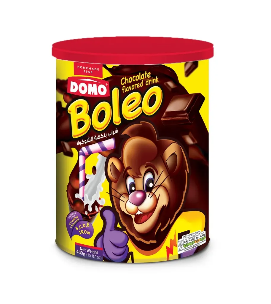 Domo Boleo Chocolate Flavored Drink Can 450g