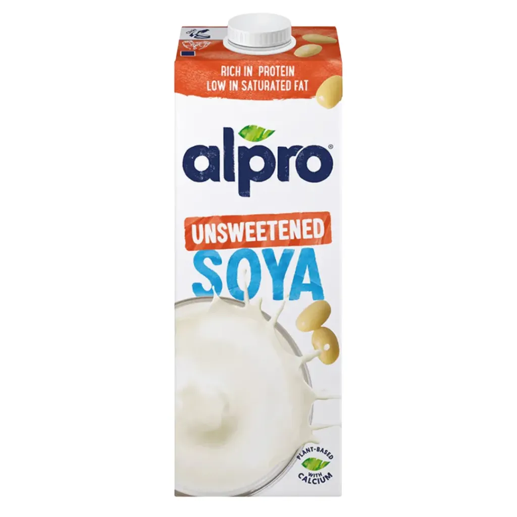 Alpro Unsweetened Soya Milk 1L