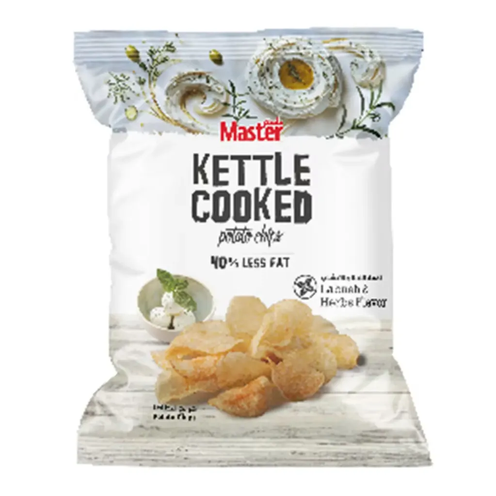 Master Kettle Cooked Potato Chips Labneh & Herbs Flavor 76g