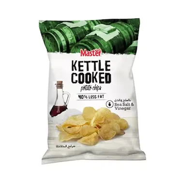 Master Kettle Cooked Potato Chips Sea Salt & Vinegar Flavor 76g