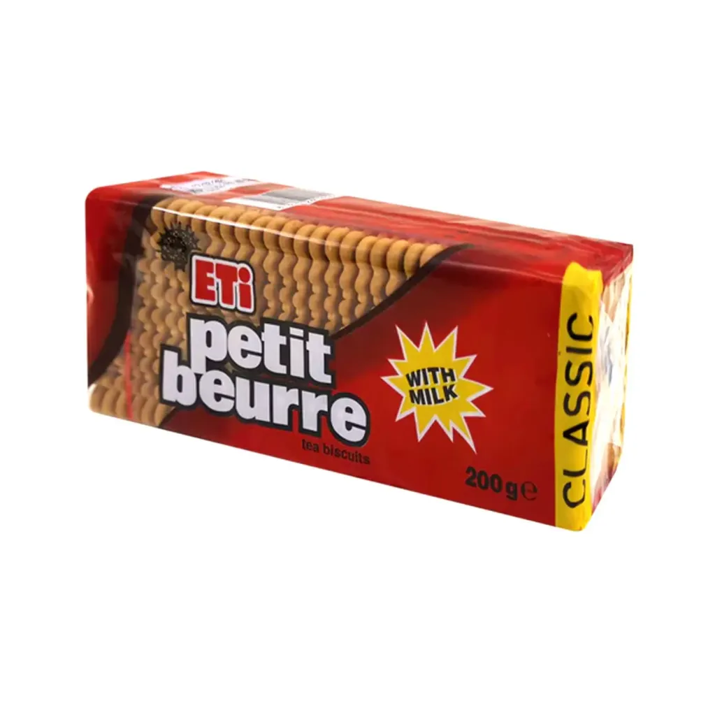 ETI Petit Beurre Tea Biscuits With Milk Classic 200g