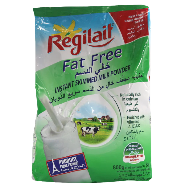 Regilait Instant Skimmed Milk Powder Fat Free 400g