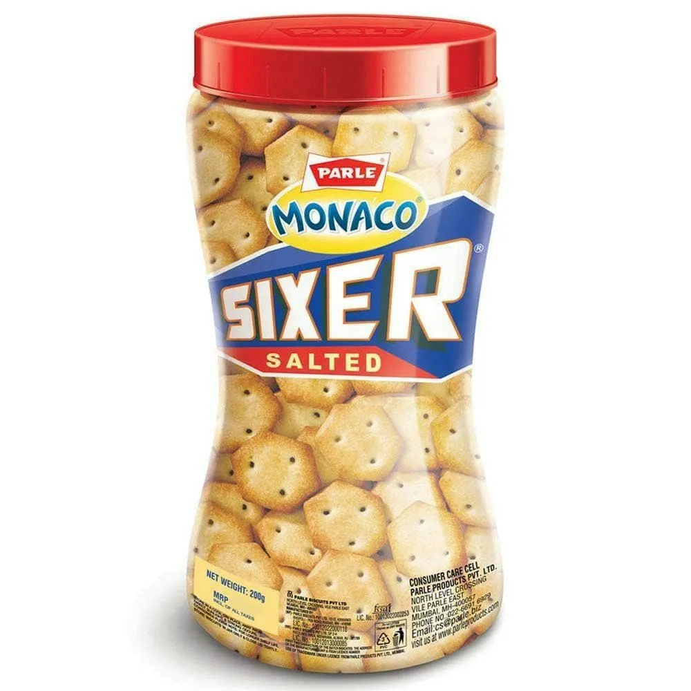 Parle Monaco Sixer Salted 200g