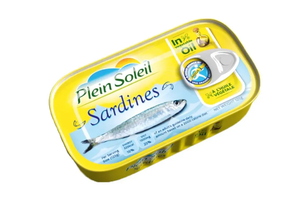 Plein Soleil Sardines In Vegetable Oil 125g