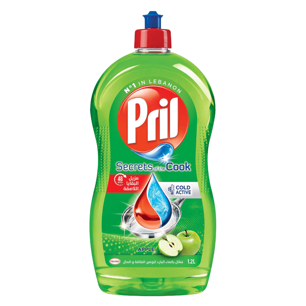Pril Cold Active Dishwashing Liquid Apple 1.2L