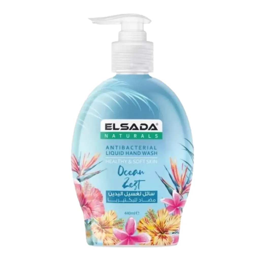 Elsada Antibacterial Liquid Hand Wash Ocean Zest 440ml