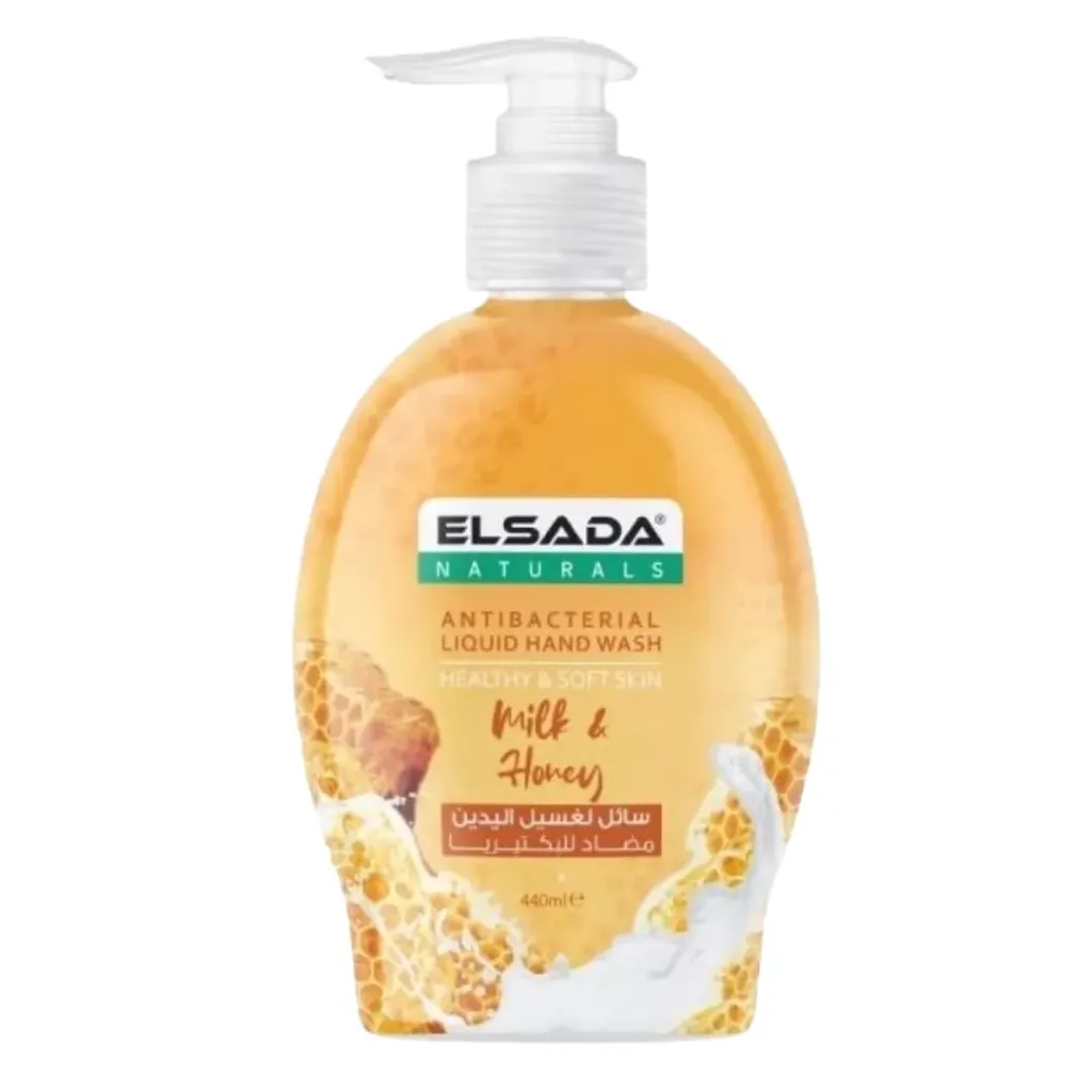 Elsada Antibacterial Liquid Hand Wash Milk & Honey 440ml