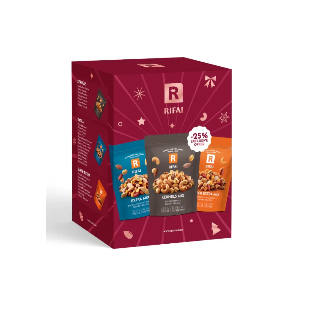 Rifai Christmas Promo Box ( Kernel Mix + Extra Mix + Super Extra Mix )