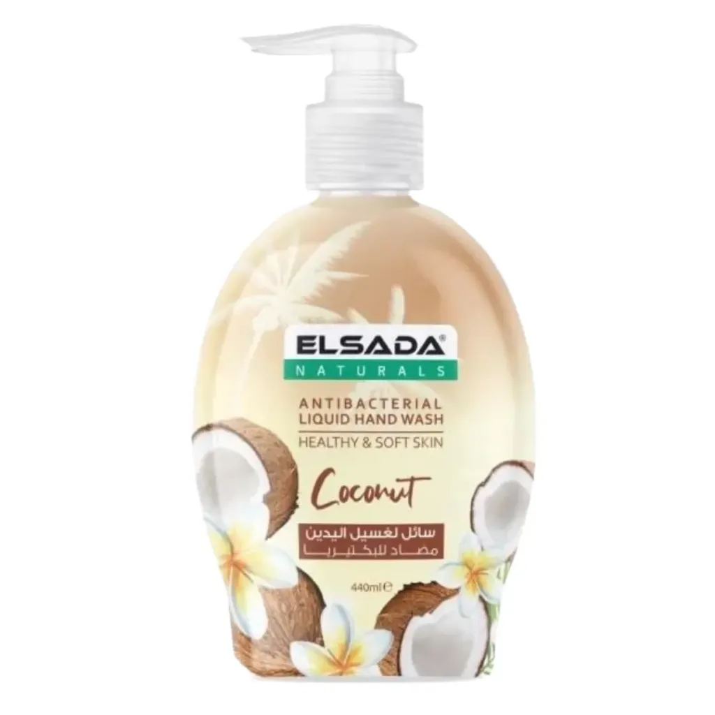 Elsada Antibacterial Liquid Hand Wash Coconut 440ml