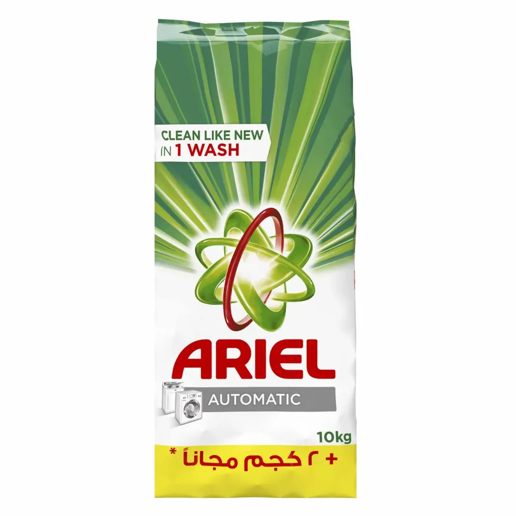 Ariel Automatic Powder Laundry Detergent 8kg + 2kg