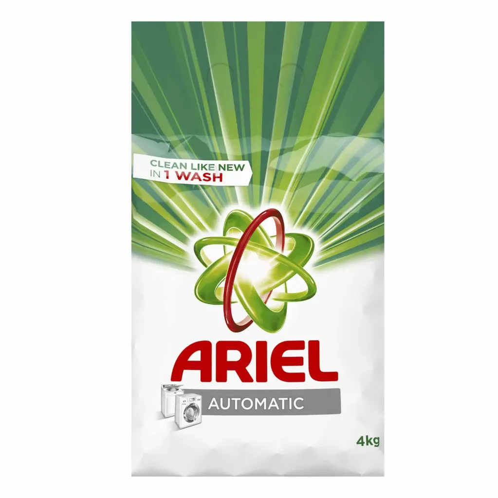 Ariel Powder Laundry Detergent Automatic 4kg - 20%