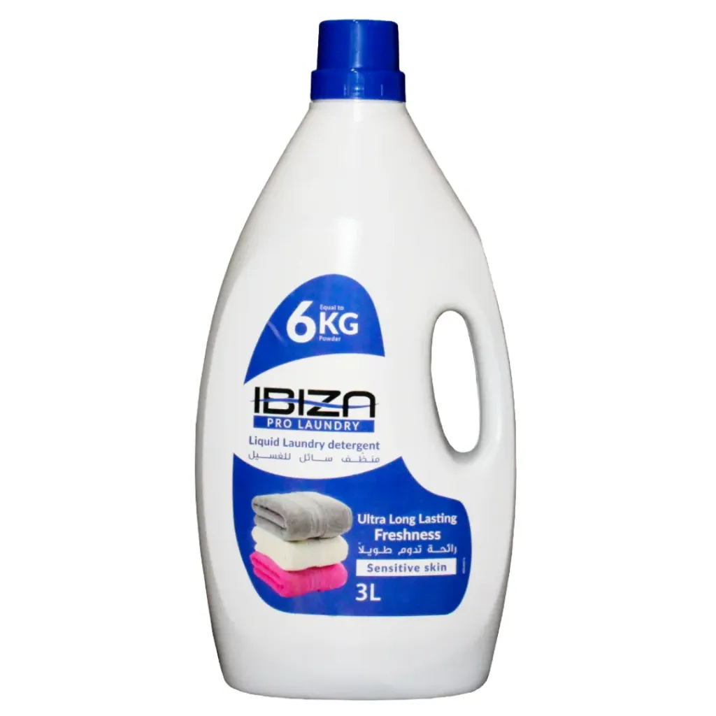 Ibiza Pro Laundry Liquid Laundry Detergent Blue 3L