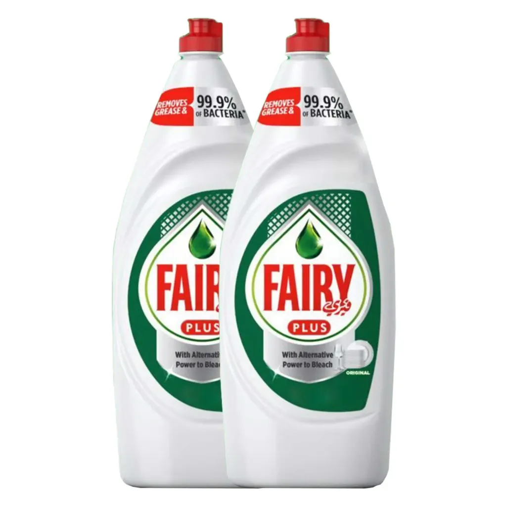 Fairy Plus Dishwashing Liquid Fruity Green 1.25ml x2 Offer