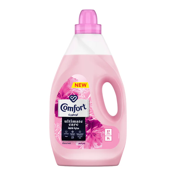 Comfort Fabric Softener Ultimate Care Flora Soft 3L