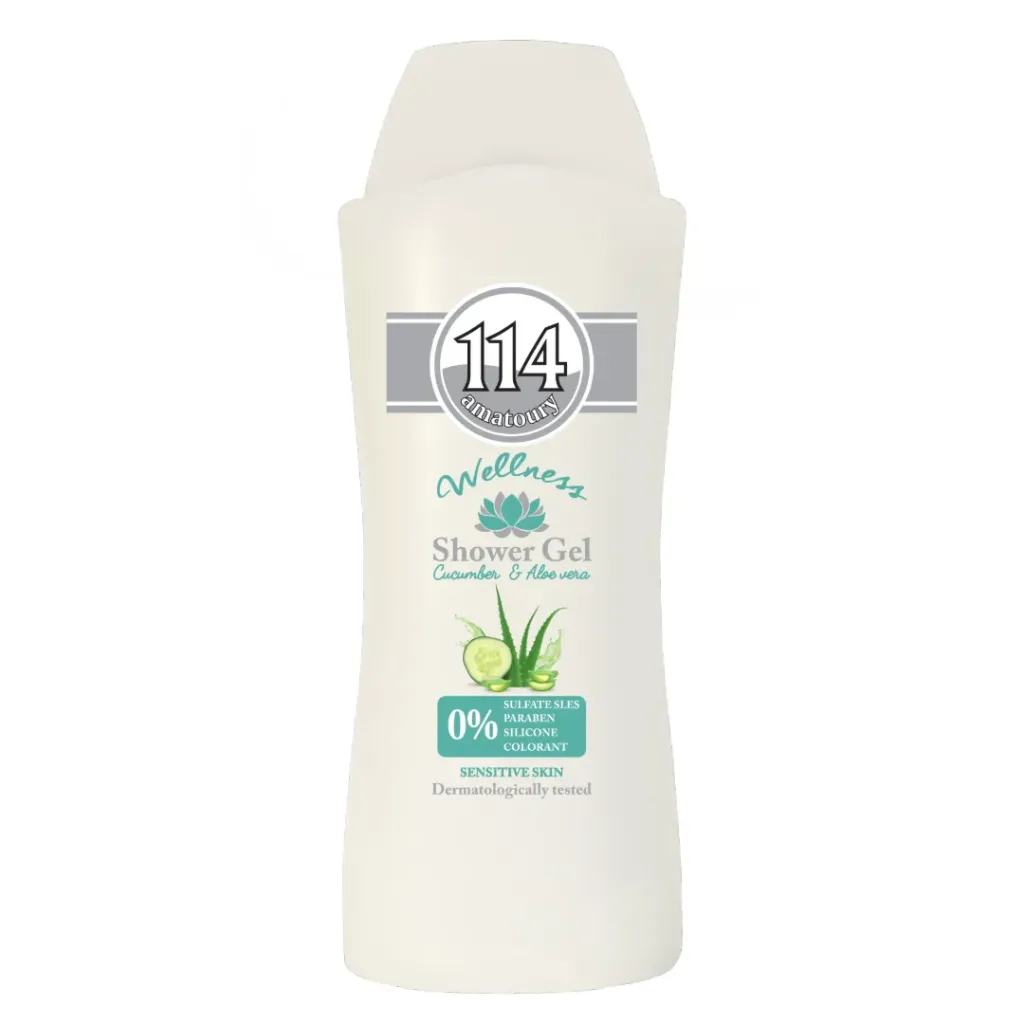 114 Amatoury Cucumber & Aloe Vera Shower Gel 650ml