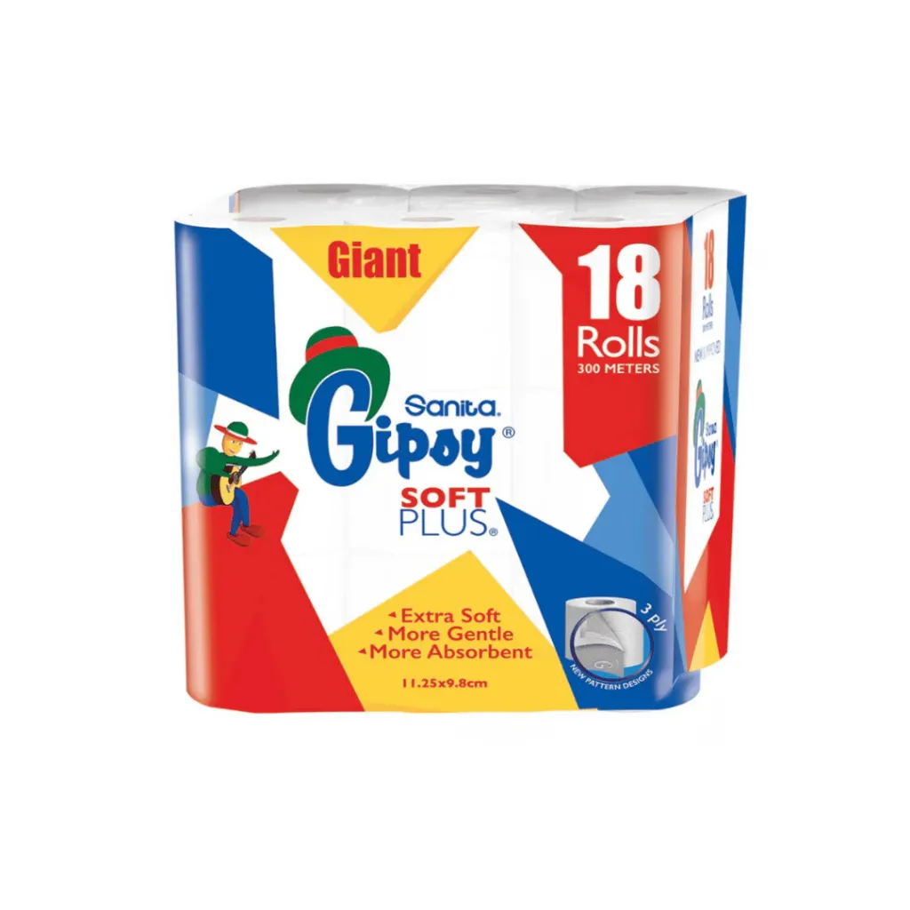 Sanita Gipsy Giant Toilet Tissue 18 Rolls