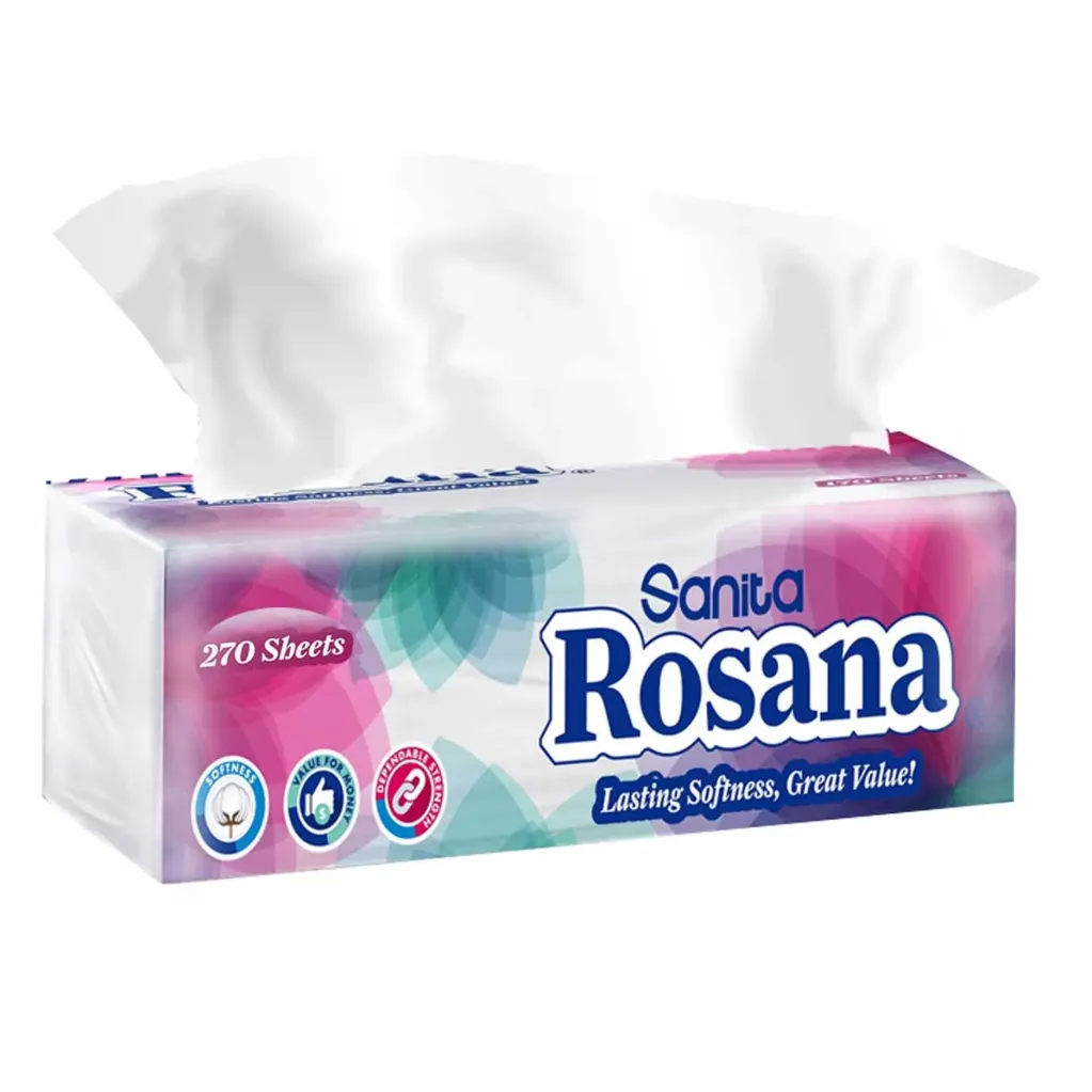 Sanita Rosana -15% Facial Tissues 270 Sheets