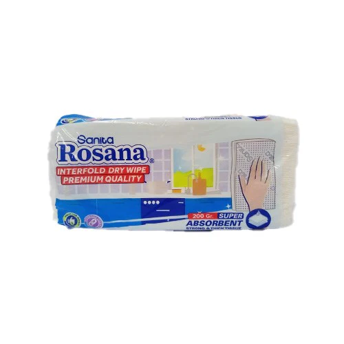 Sanita Rosana Interfold Dry Wipe 200g
