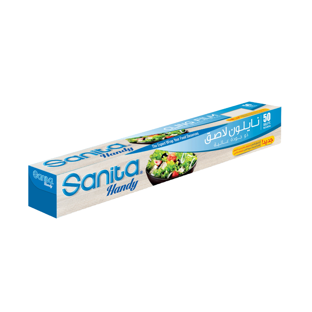 Sanita Handy Cling Film Premium Quality Wrap 50 SQ.FT