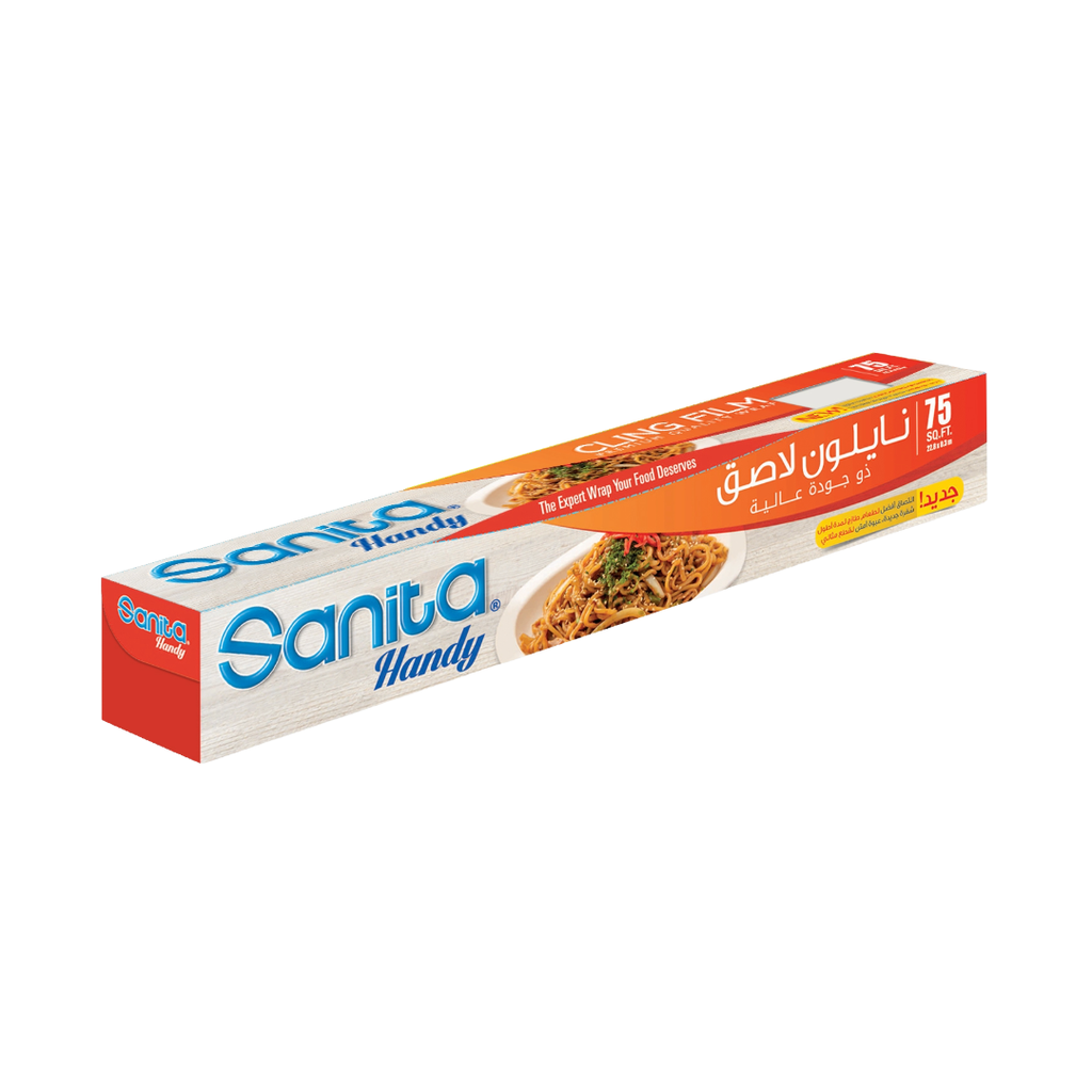 Sanita Handy Cling Film Premium Quality Wrap 75 SQ.FT