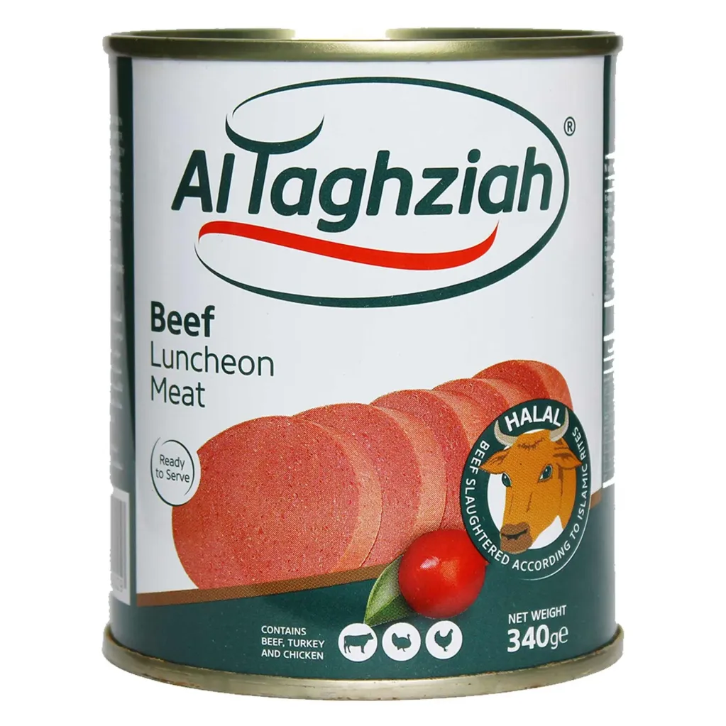 Al Taghziah Beef Luncheon Meat Round 340g