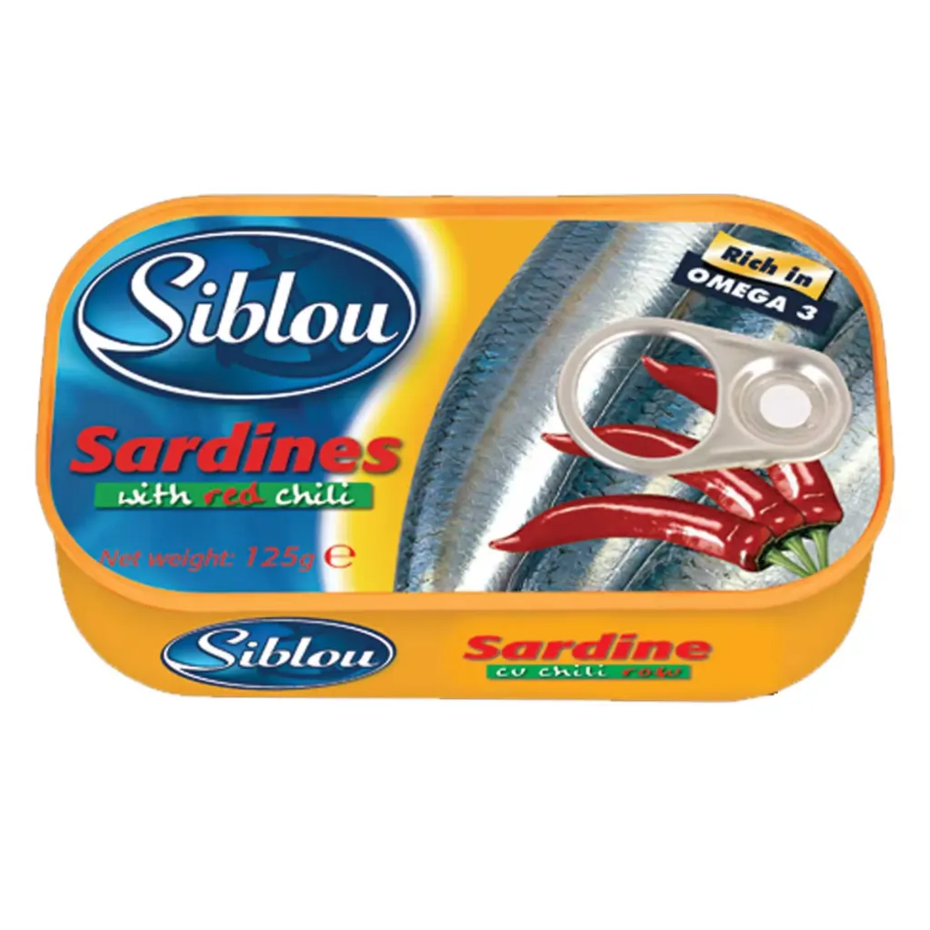 Siblou Sardines With Red Chili 125g