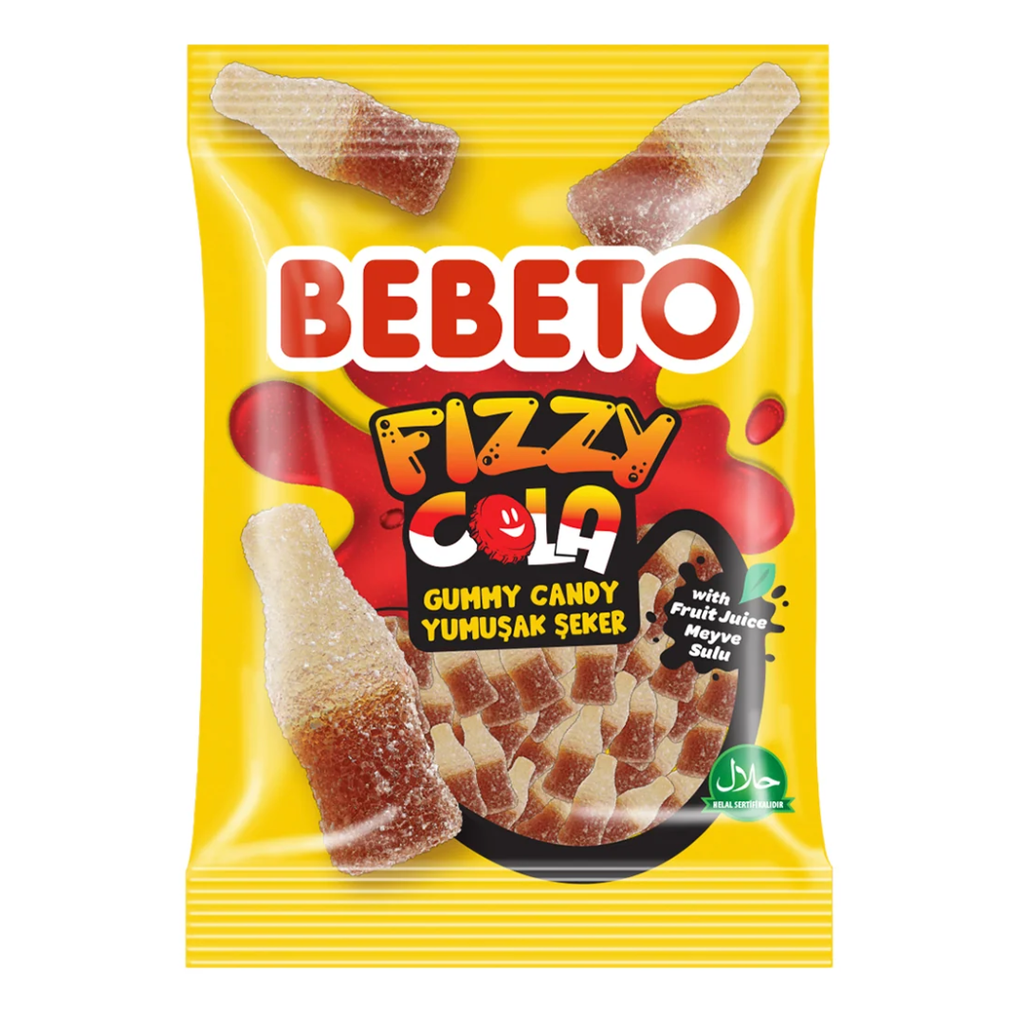 Bebeto Fizzy Cola Gummy Candy 18g