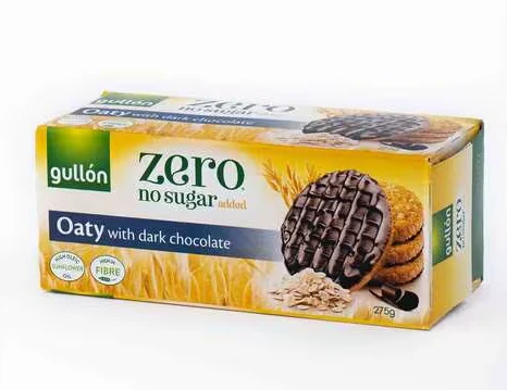 Gullon Zero No Sugar Oaty With Dark Chocolate 275g