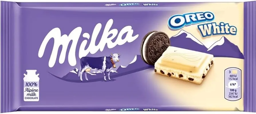 Milka Tablet Oreo White 100g