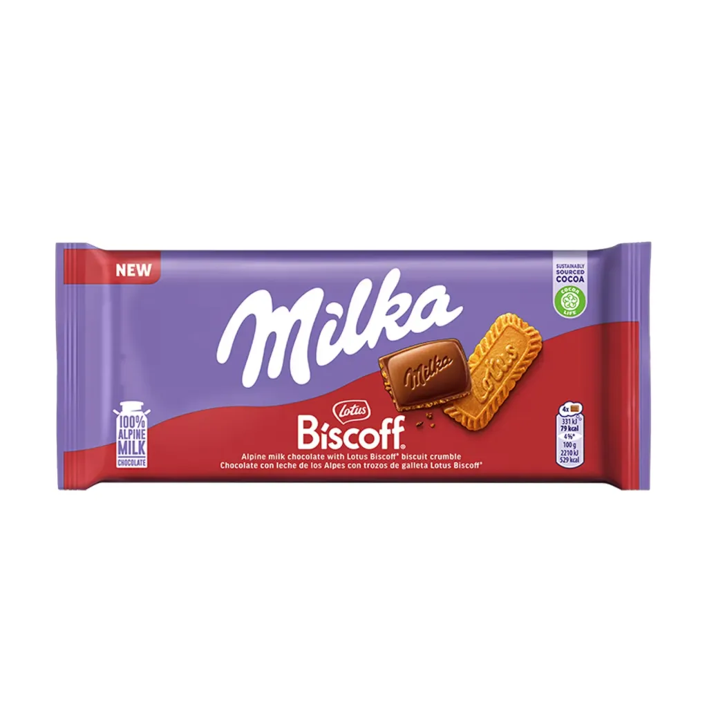 Milka Tablet Lotus Biscoff 90g