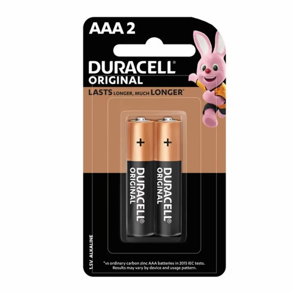 Duracell Original LR03/MN2400 AAA 2 Batteries 1.5V