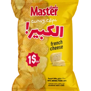 Master Curvy Chips French Cheese 165g