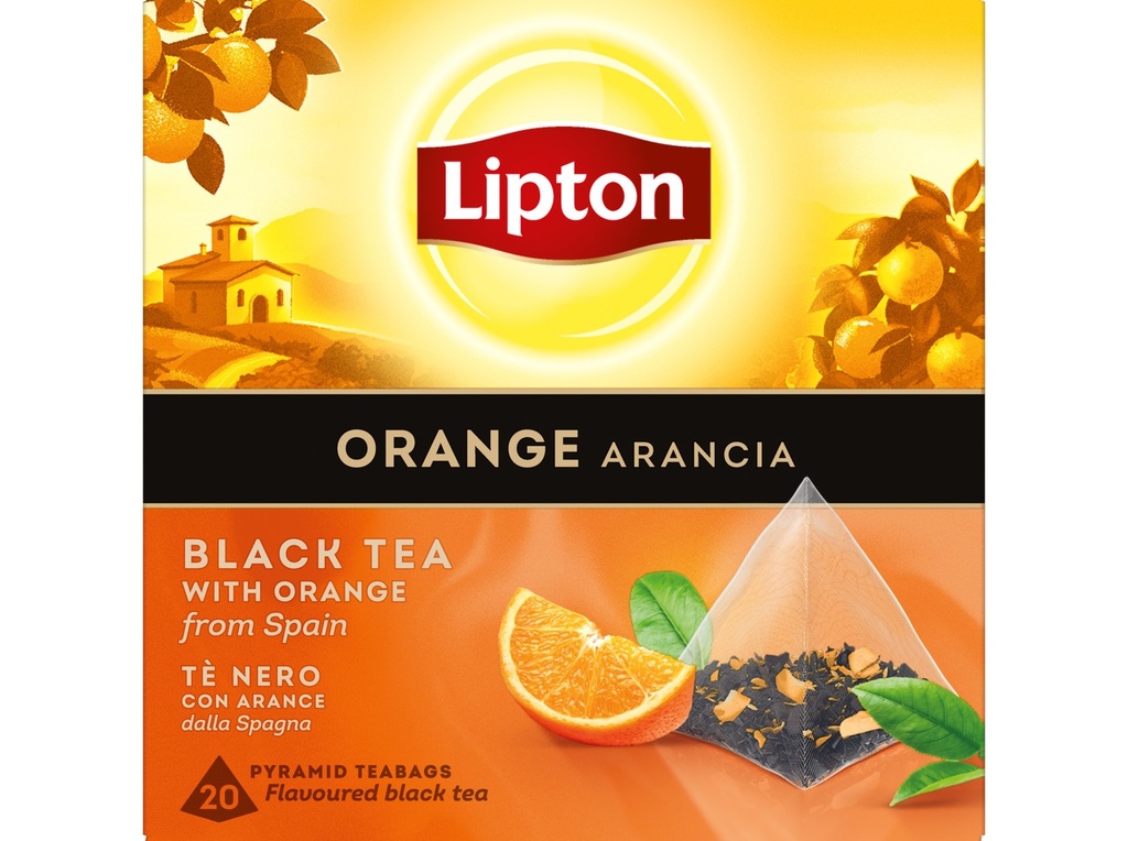 Lipton Orange Arancia Black Tea With Orange 20 teabags 34g