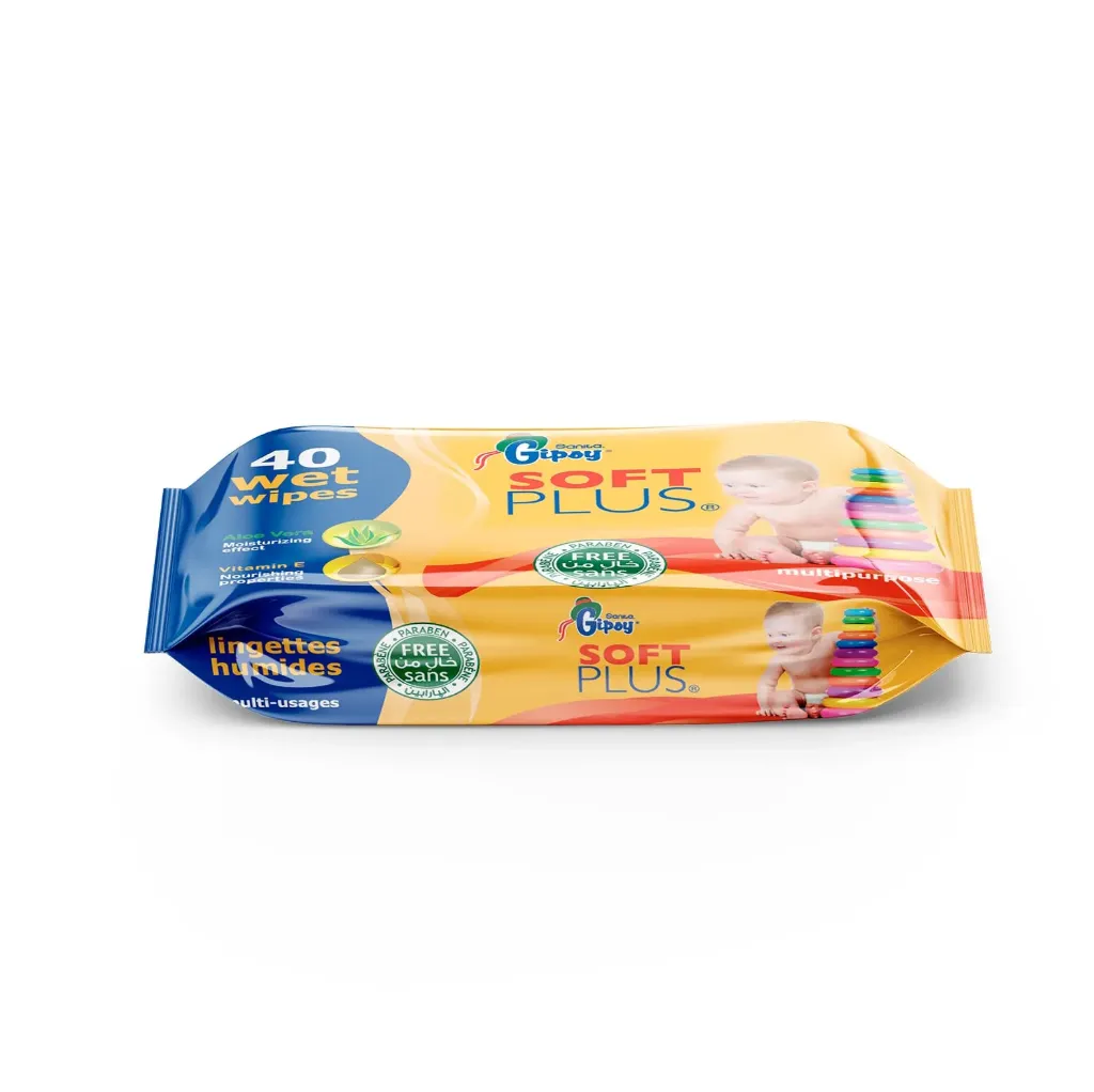 Sanita Gipoy Soft Plus Multipurpose Wet Wipes 40 Wipes