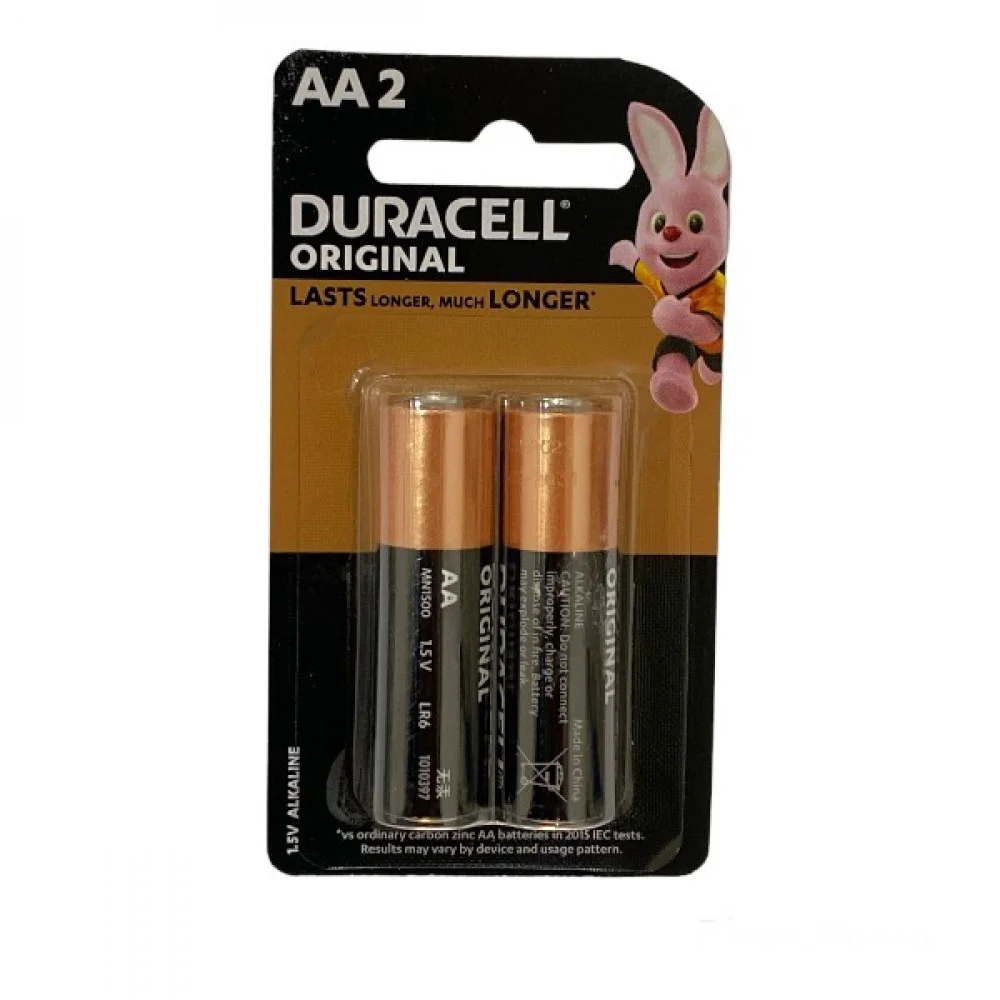 Duracell Original LR6/MN1500 AA 2 Batteries 1.5V