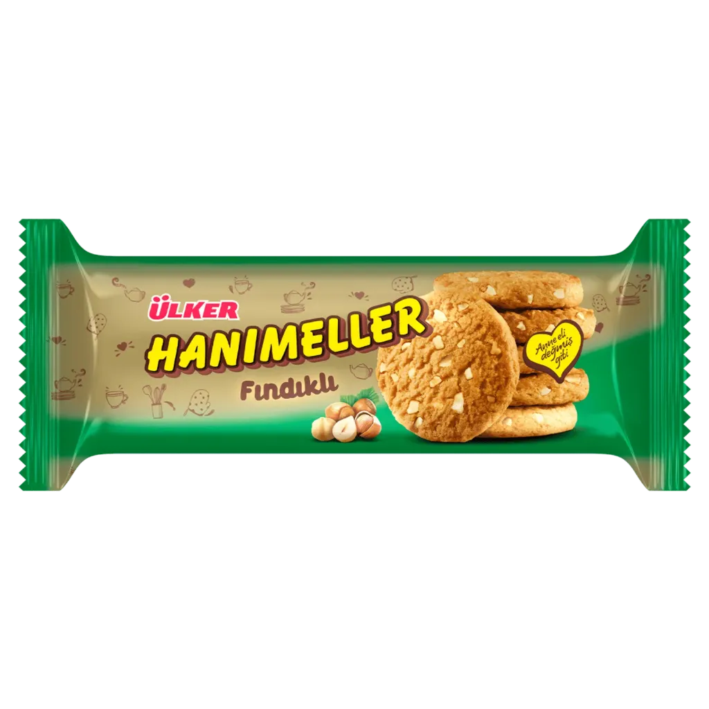 Ulker Hanimeller Hazelnut Chips Biscuit 82g