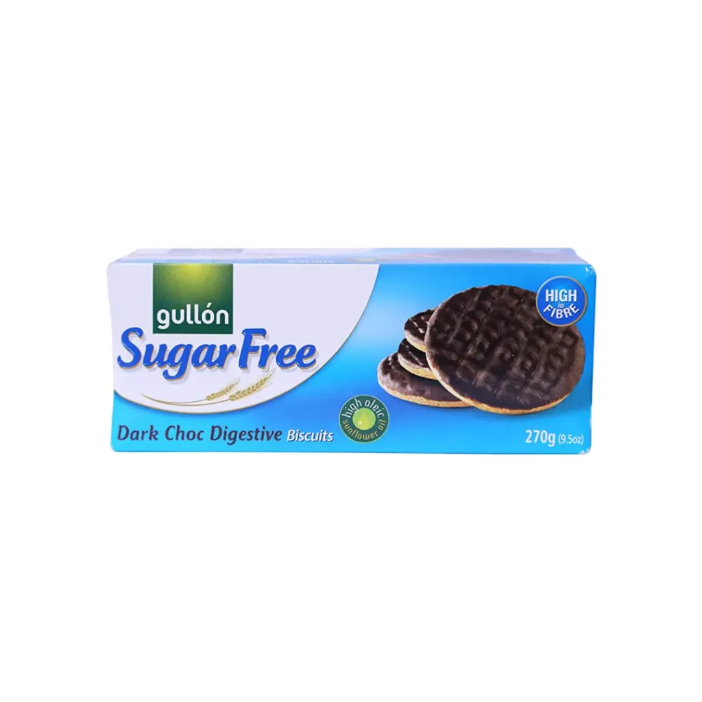 Gullon Sugar Free Dark Choc Digestive Biscuits 270g