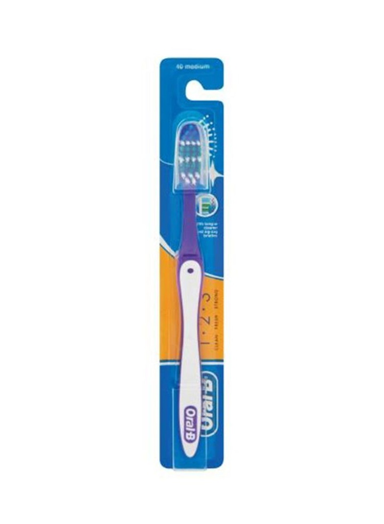Oral B 1 2 3 Toothbrush 40 Medium Size