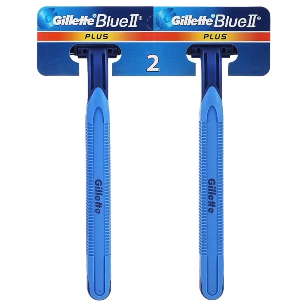 Gillette Blue II Plus Disposable Razors 2 PCS