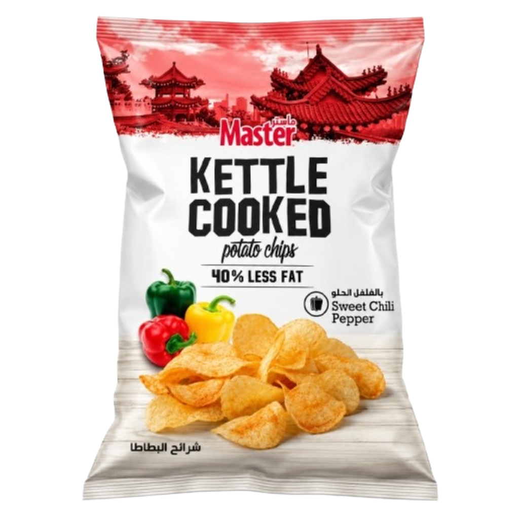 Master Kettle Cooked Potato Chips Sweet Chili Pepper Flavor 76g