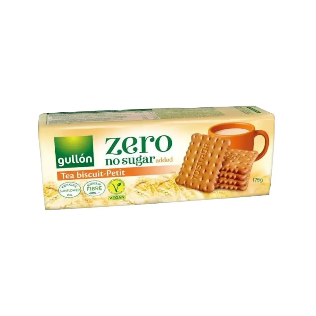 Gullon Zero Tea Biscuit Petit No Sugar Added 175g