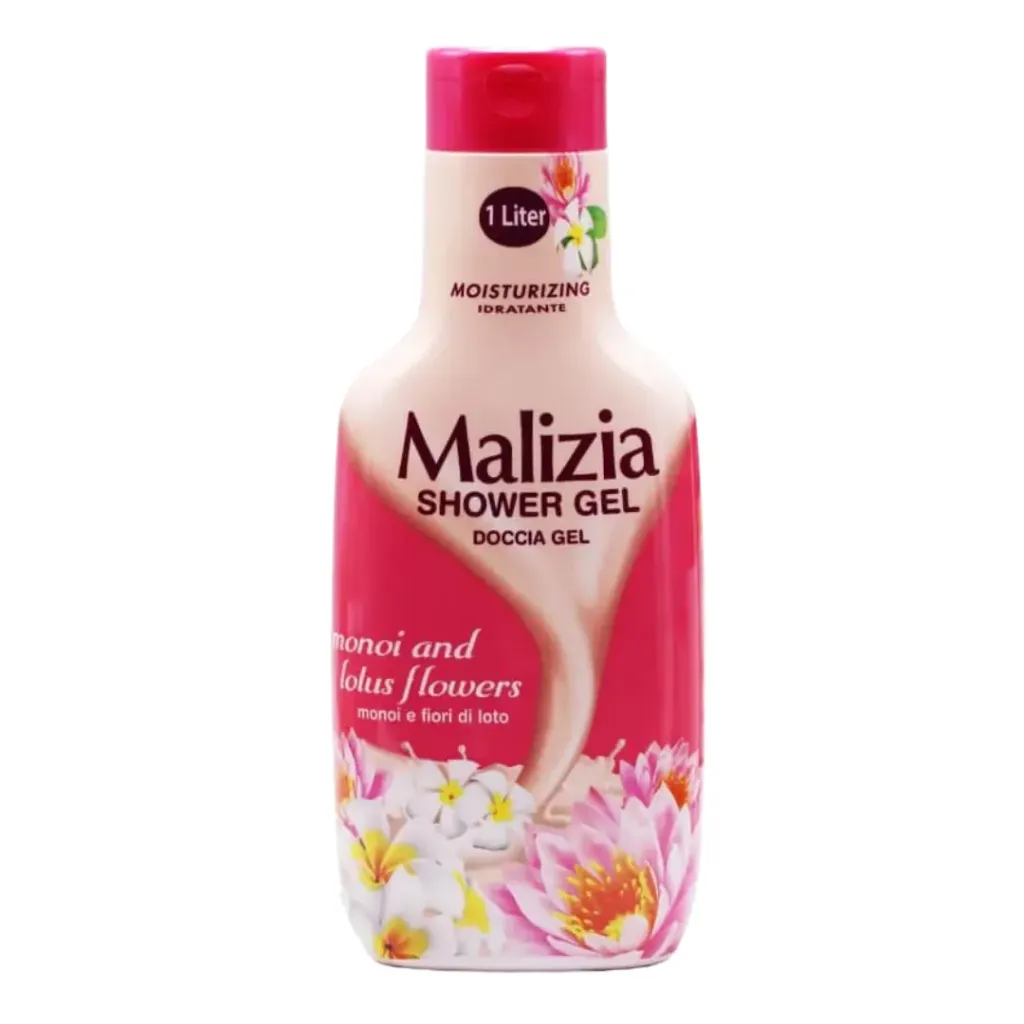 Malizia Moisturizing Shower Gel Monoi And Lotus Flowers 1L