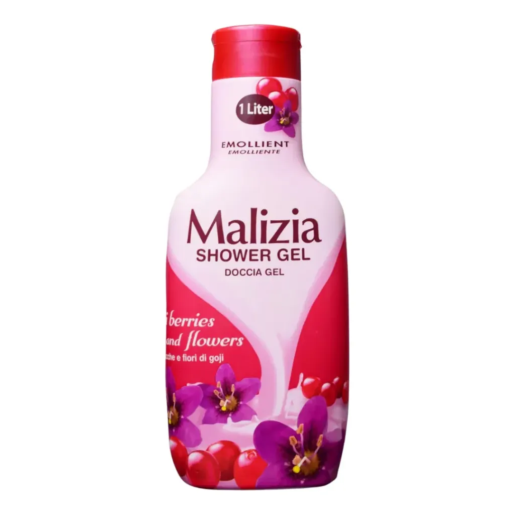 Malizia Emollient Shower Gel Goji Berries And Flowers 1L