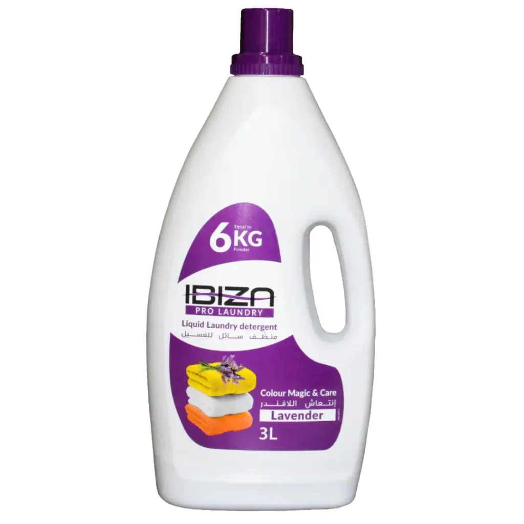 Ibiza Pro Liquid Laundry Detergent Lavender 3L
